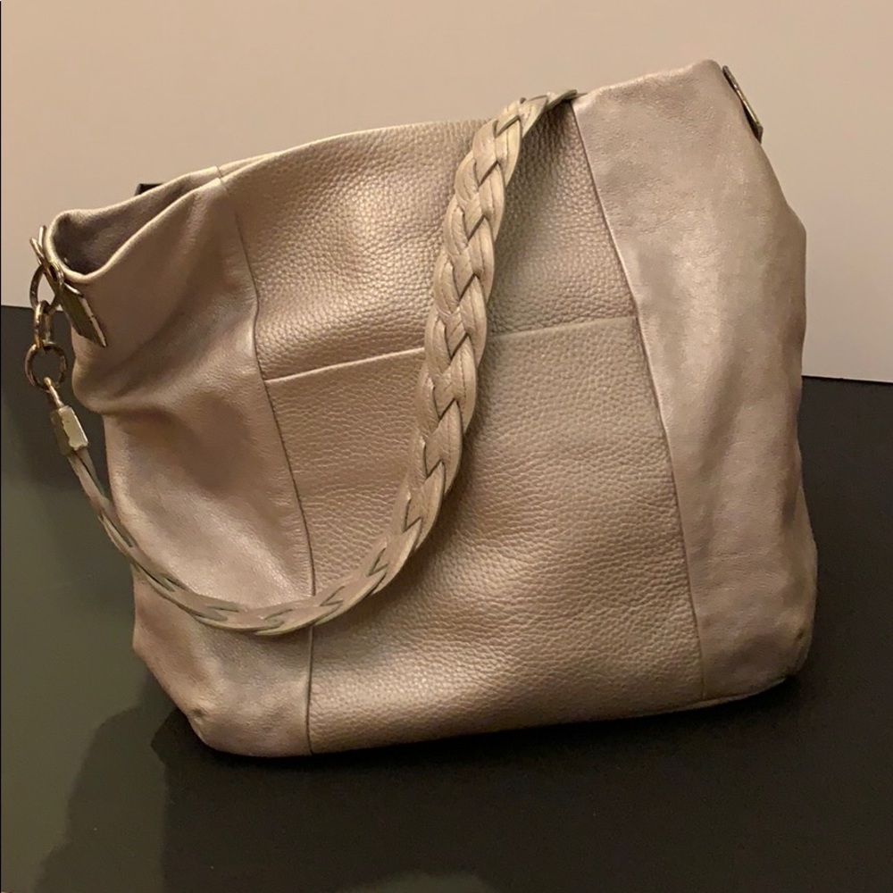 Brighton Leather Shoulder Hobo Handbag